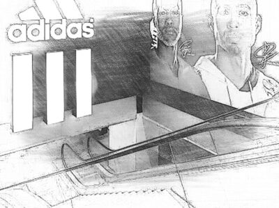 Противопожарные шторы в супермаркете Adidas в Париже